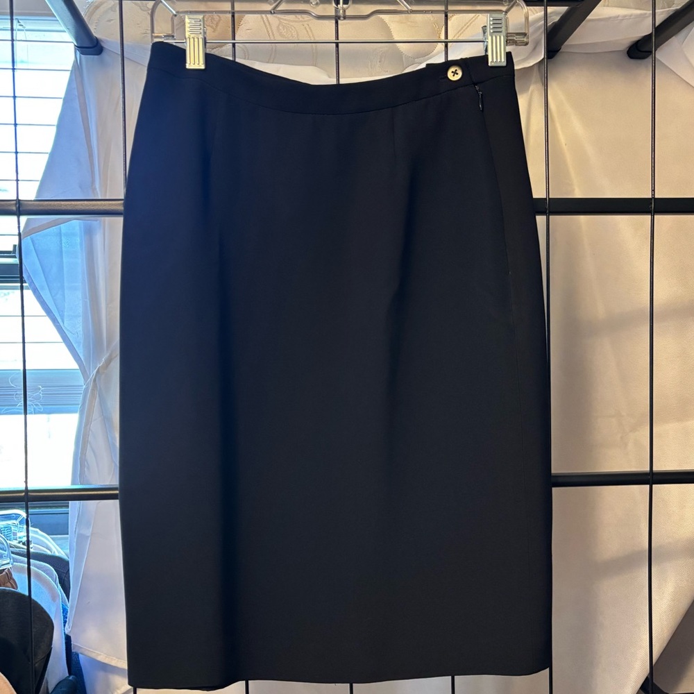 😍Giorgio Armani Elegant Black Pencil Skirt EU SZ 38/ US SZ 2